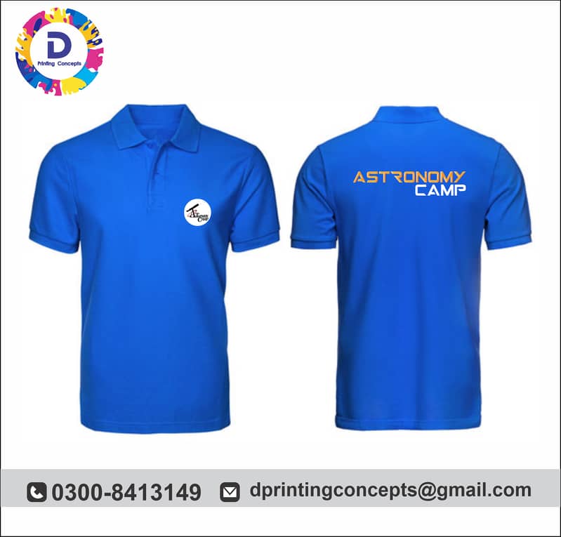 Customize Shirt Printing / Polo Shirt Printing / T Shirt Printing 3