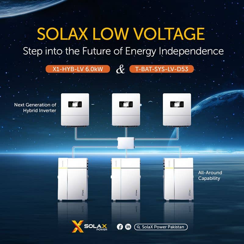 Solax Power 6kw 48V X1-HYB LV Hybrid Solar inverter (Installation?) 1