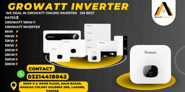 Growatt Inverter  6kw/10kw/12kw/15kw/20kw/25kw/30kw/50kw 0