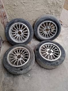 Alloy rims 14 inches 114 pcd