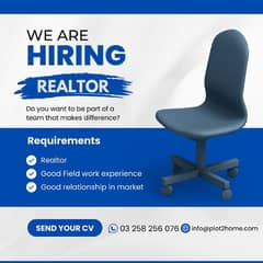 We are hiring REALTOR