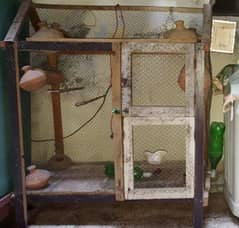 Large size cage with accessories in very cheap price