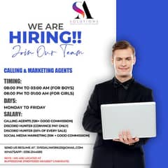 Call center sales team hiring