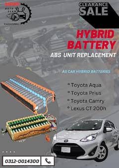 Toyota Aqua Toyota Prius Hybrid Batteries Abs Unit Available