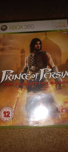 PRINCE OF PERSIA THE FORGOTTEN SANDS Xbox 360 original cd