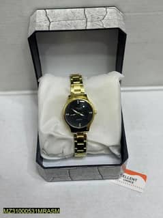 men's watch golden colour