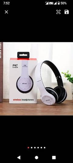 p47 headphones white colour for sale