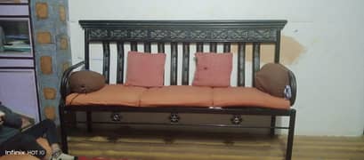 8 seater iron sofa set