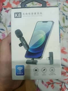 K8 wireless microphone for type C this is 20 m distance to mobile