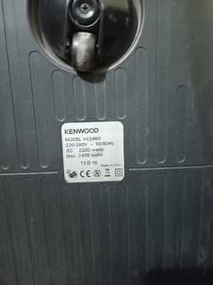 kenwood vacume cleaner 2400