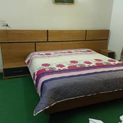 Decent King Bed with Dressing table