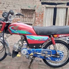 Honda CD70 bike 2018 model new condition urgent for sale