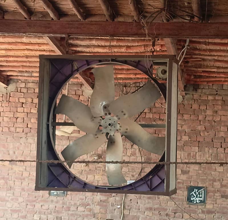 DAIRY AND POULTRY EXHAUST FAN/BLOWER FAN FOR URGENT SALE (04 NOS) 3