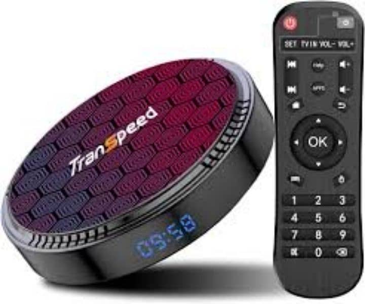 Transpeed 4gb 64gb Android 12 TV Box Dual Wifi BT5.0 H618‏ ‏ 1