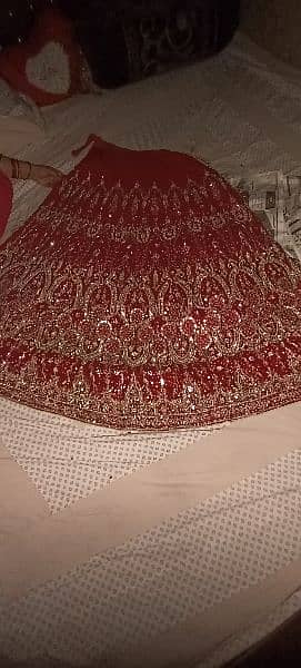 Bridal lehnga for sale only one time use 7