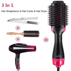 3 in 1 Hair Dryer Brush _ Hot Air Dryer Brush