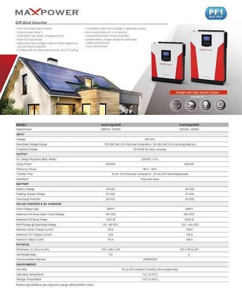 Max Power Sunbridge Hybrid Solar Inverter Pv 4000 1