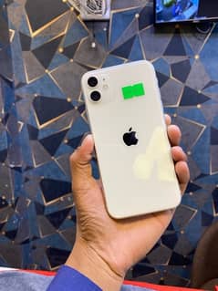 iPhone 11 Jv 100 health 1-15 times charge white colour