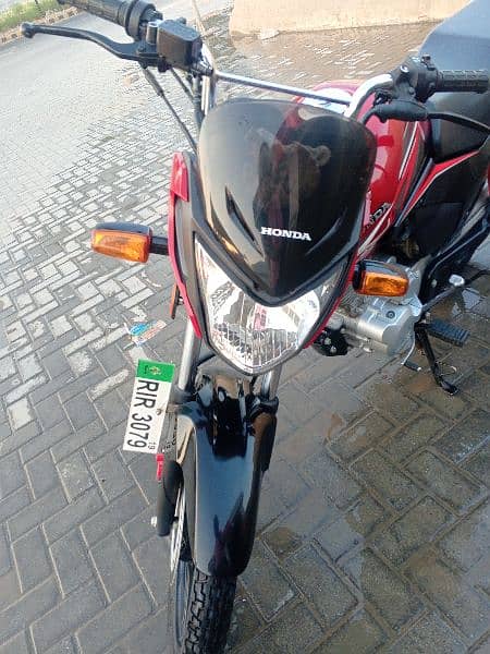 Honda cb 125f 2019 Rawalpindi nbr brand new bike zero meter condition 7