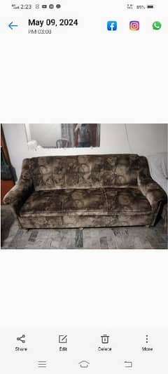 FIVE SITTER SOFA SET 15000.