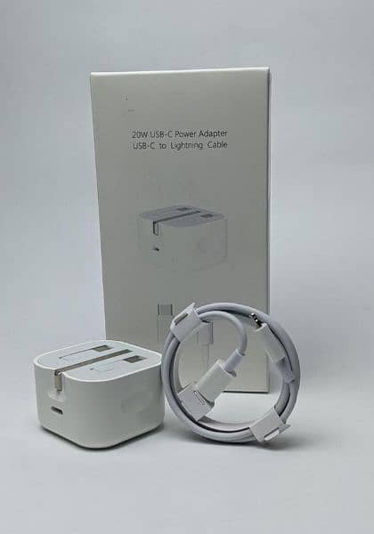 20W iPhone fast charger adapter, USB-C to lightning, pack of 2 1