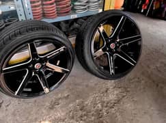 Emotion R Alloy Rims With Tyres 17x4. (Exchange Possible)