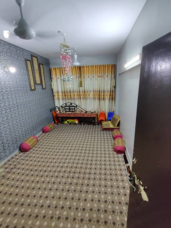 3 Bed D/D 1st Floor Flat Available For Sale In N. Naz Block G Muslim Appartment 0