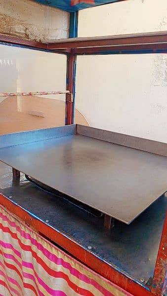 Burger & Shawarma Counter with Steel Tawwa Available for sale 2