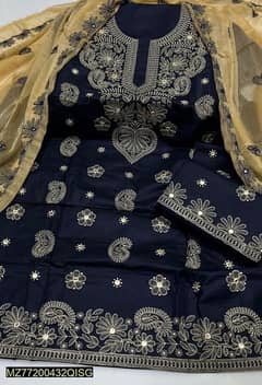 Embroidered suit             book online with best price