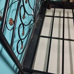 Iron Rod Bed with Diamond FoamMattress