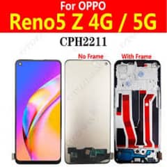 oppe reno 5Z screen panel brand new available