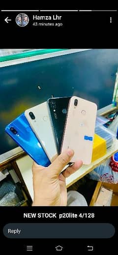 huawai p20 lite 4gb 128gb  SIM working life time