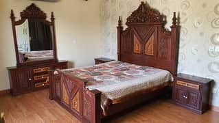 wooden bed bed set