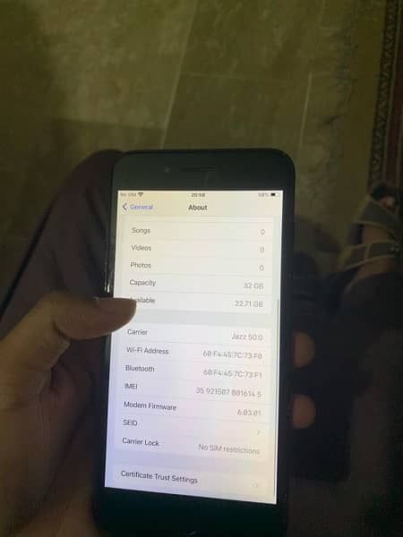 iphone7 pluse 32gb PTA approved 3