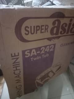 Super asia SA 242 twin washing machine