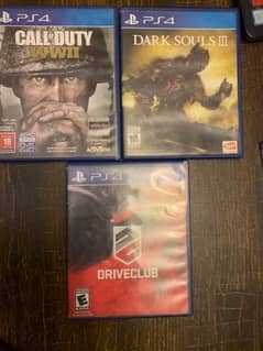 Call Of Duty WW2, DarkSouls 3, Driveclub [Exchange Possible]