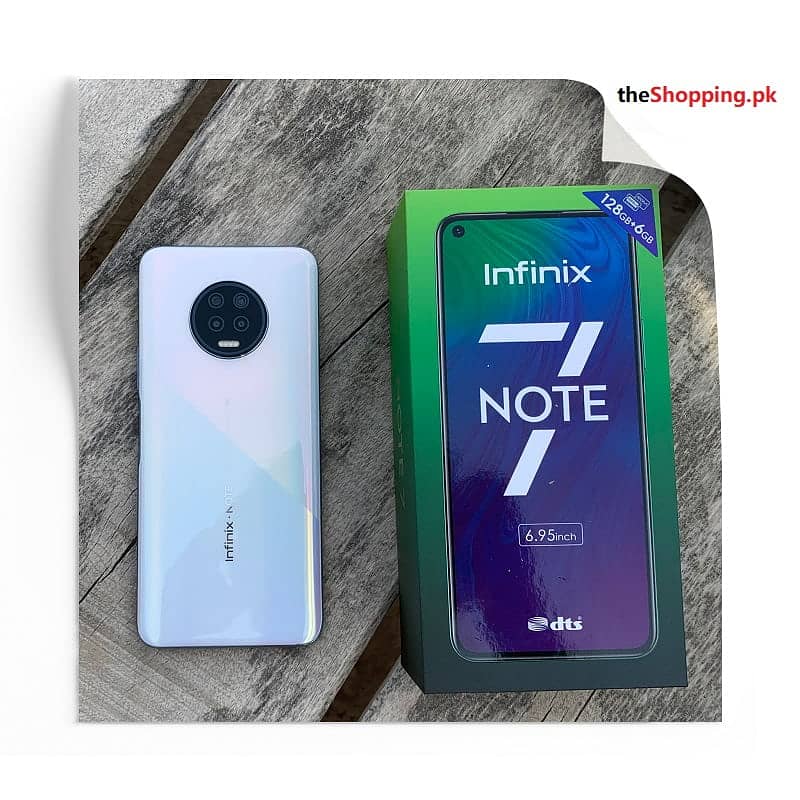 Infinix Note 7 6/128, Dual SIM 4G LTE, 6.95 Inch Touch Screen + 1 Case 4