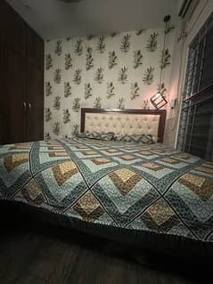Soild Wooden Bed with matress