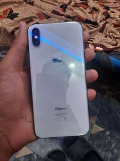 iPhone x (10)non pta second hand in 256 g. b good health white colour