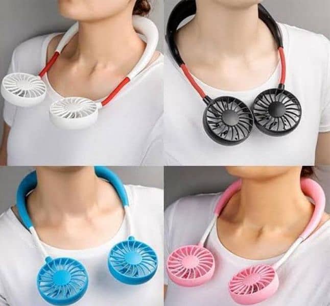 Portable Hanging Neck Small Fan 3