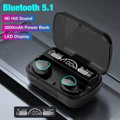 M10 wireless  earbuds with power bank