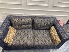 2 seater sofa with stools