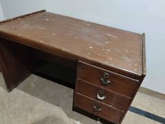 wooden study table, office table, computer table