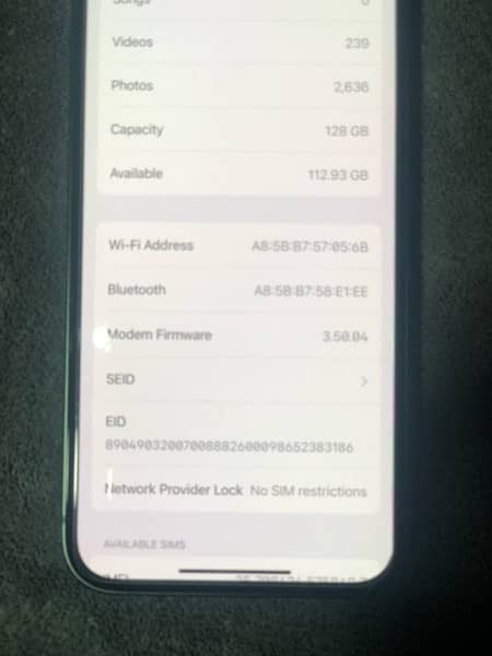 iPhone 13 factory non active 8