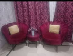 beautiful chairs and coffee table with free settee