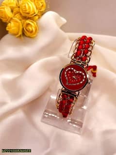 Stylish Red Bracelet Watche for Girls