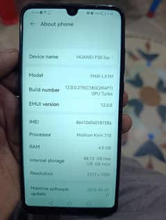 huawei p30 light 4/128  in good condition 0