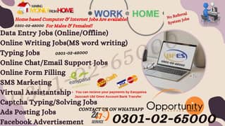 Best Earning opportunity is offering for Student - Multiple Data Entry