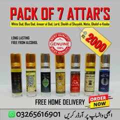 7 in 1 Attar's (6ML)
Buy 7 Attar's & Get 7
Beautiful Tasbih FREE Gift