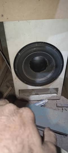 amplifier and woofers pair for sale